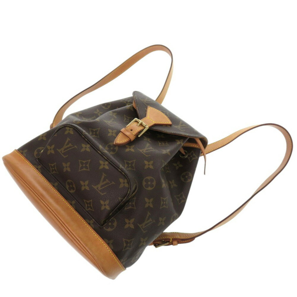 LOUIS VUITTON Authentic Brown Monogram Backpack - Picture 5 of 11